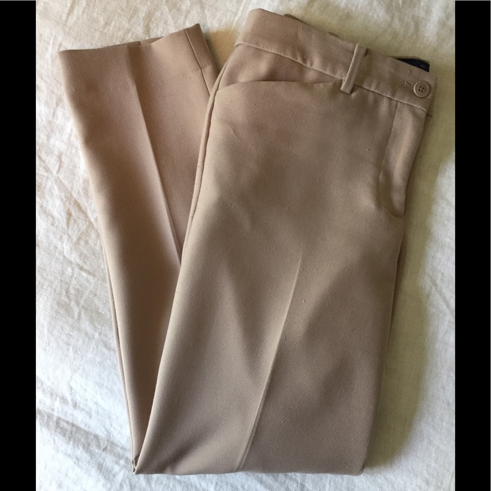 Talbots Hampshire Ankle Tan Dress Pants